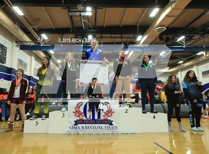 Thumbnail 2 in CIF SS Girls Wrestling Championships (Finals) photogallery.