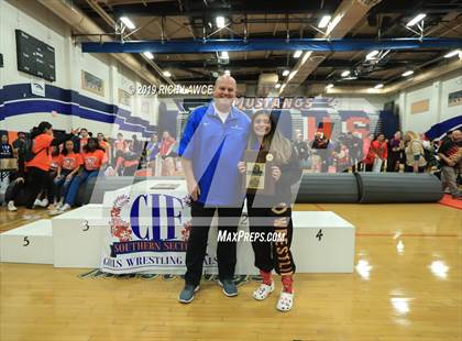 Thumbnail 3 in CIF SS Girls Wrestling Championships (Finals) photogallery.