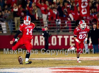 Thumbnail 1 in Charlotte Catholic vs. Marvin Ridge photogallery.