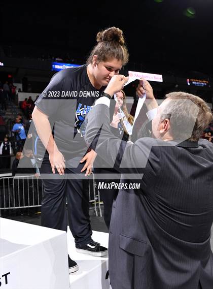Thumbnail 2 in CIF State Wrestling Girls Championships (Podium Awards) photogallery.