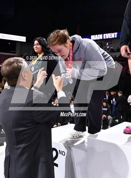 Thumbnail 2 in CIF State Wrestling Girls Championships (Podium Awards) photogallery.