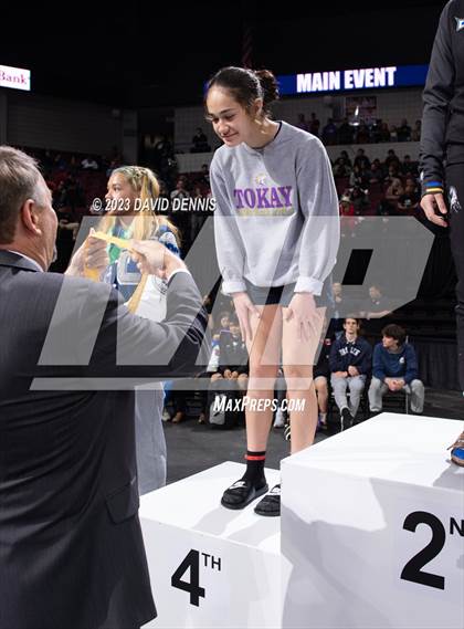 Thumbnail 1 in CIF State Wrestling Girls Championships (Podium Awards) photogallery.
