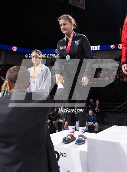 Thumbnail 3 in CIF State Wrestling Girls Championships (Podium Awards) photogallery.