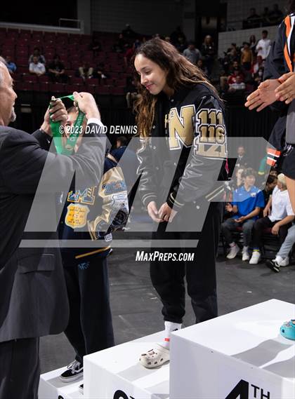 Thumbnail 2 in CIF State Wrestling Girls Championships (Podium Awards) photogallery.