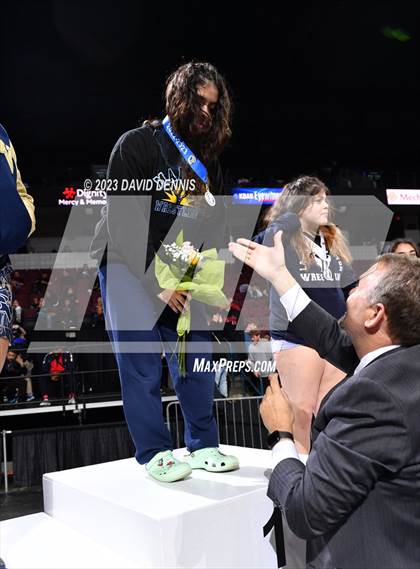 Thumbnail 2 in CIF State Wrestling Girls Championships (Podium Awards) photogallery.