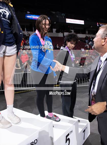Thumbnail 3 in CIF State Wrestling Girls Championships (Podium Awards) photogallery.