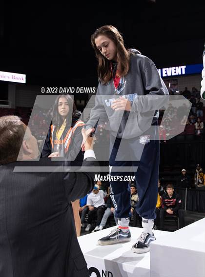 Thumbnail 3 in CIF State Wrestling Girls Championships (Podium Awards) photogallery.