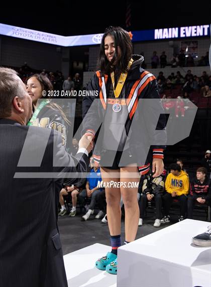 Thumbnail 2 in CIF State Wrestling Girls Championships (Podium Awards) photogallery.