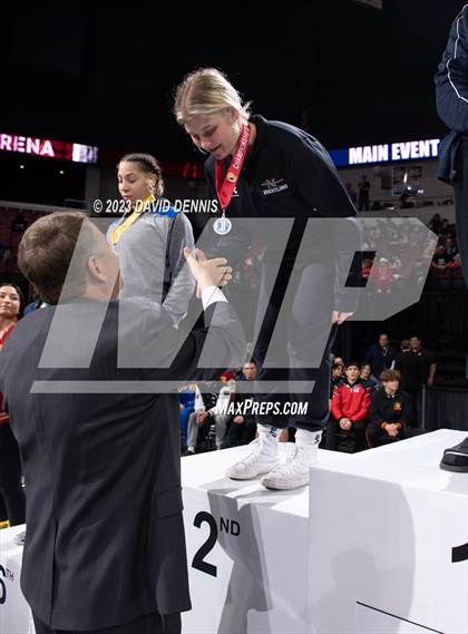 Thumbnail 3 in CIF State Wrestling Girls Championships (Podium Awards) photogallery.