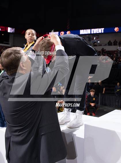 Thumbnail 2 in CIF State Wrestling Girls Championships (Podium Awards) photogallery.