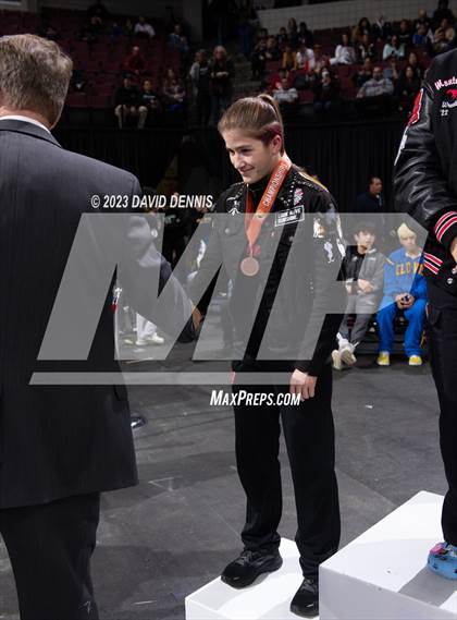 Thumbnail 2 in CIF State Wrestling Girls Championships (Podium Awards) photogallery.