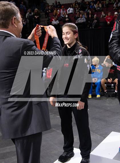 Thumbnail 1 in CIF State Wrestling Girls Championships (Podium Awards) photogallery.