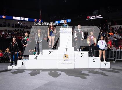Thumbnail 3 in CIF State Wrestling Girls Championships (Podium Awards) photogallery.
