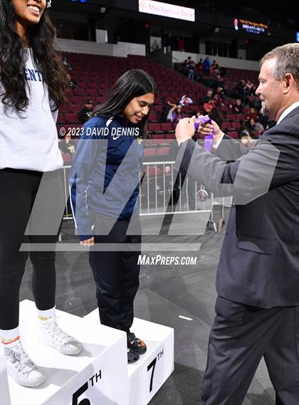 Thumbnail 2 in CIF State Wrestling Girls Championships (Podium Awards) photogallery.