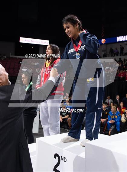 Thumbnail 2 in CIF State Wrestling Girls Championships (Podium Awards) photogallery.