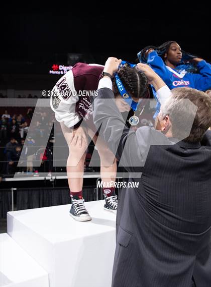Thumbnail 1 in CIF State Wrestling Girls Championships (Podium Awards) photogallery.