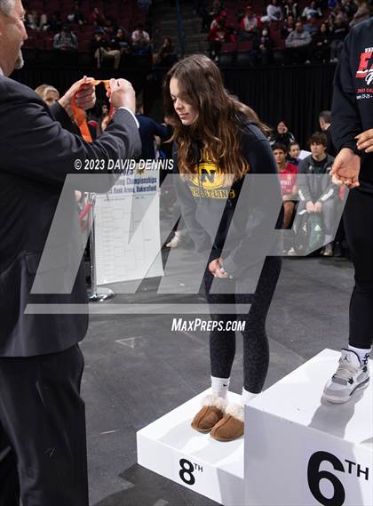 Thumbnail 2 in CIF State Wrestling Girls Championships (Podium Awards) photogallery.