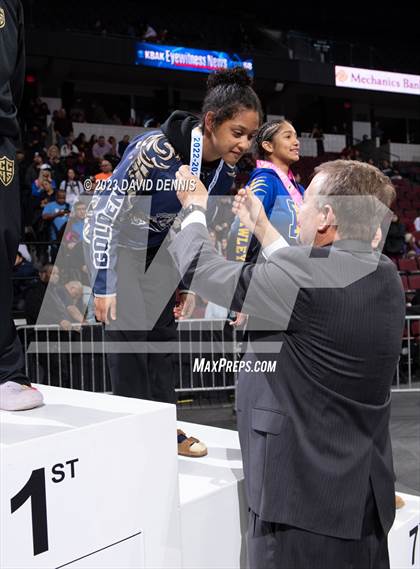 Thumbnail 2 in CIF State Wrestling Girls Championships (Podium Awards) photogallery.