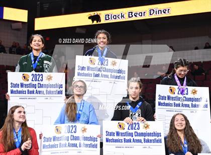 Thumbnail 3 in CIF State Wrestling Girls Championships (Podium Awards) photogallery.