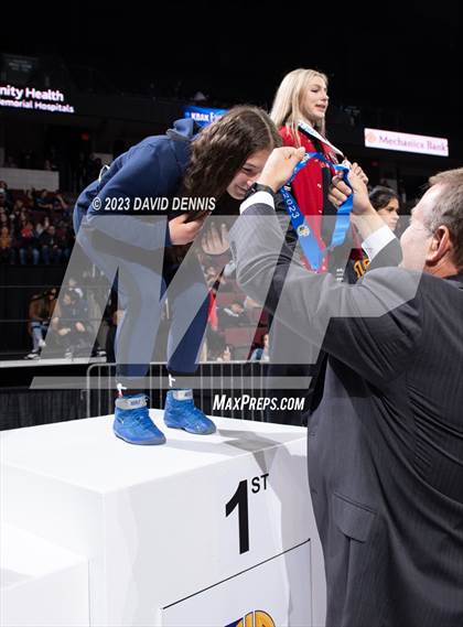Thumbnail 3 in CIF State Wrestling Girls Championships (Podium Awards) photogallery.
