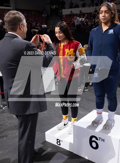Thumbnail 2 in CIF State Wrestling Girls Championships (Podium Awards) photogallery.