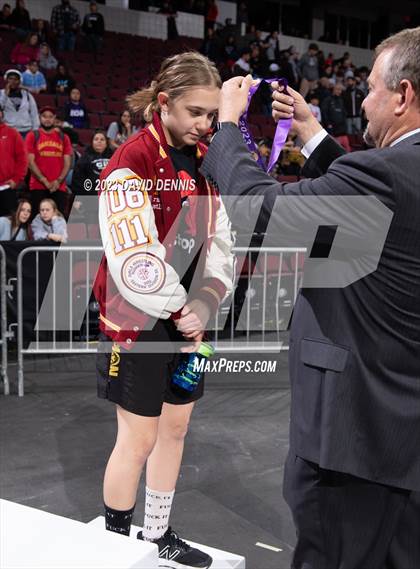 Thumbnail 3 in CIF State Wrestling Girls Championships (Podium Awards) photogallery.