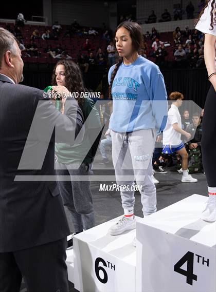 Thumbnail 2 in CIF State Wrestling Girls Championships (Podium Awards) photogallery.