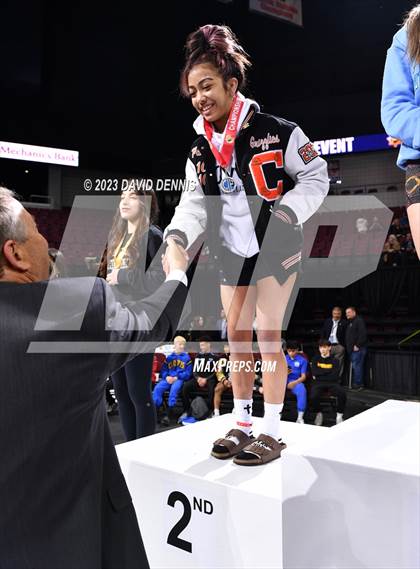 Thumbnail 3 in CIF State Wrestling Girls Championships (Podium Awards) photogallery.