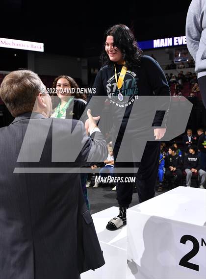 Thumbnail 3 in CIF State Wrestling Girls Championships (Podium Awards) photogallery.