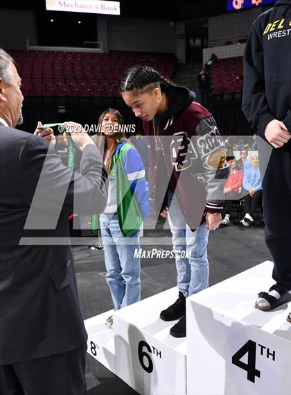 Thumbnail 1 in CIF State Wrestling Girls Championships (Podium Awards) photogallery.