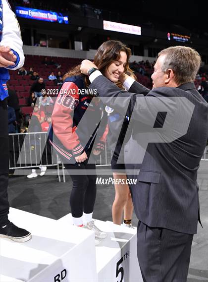 Thumbnail 3 in CIF State Wrestling Girls Championships (Podium Awards) photogallery.