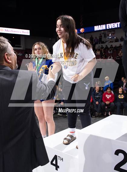 Thumbnail 1 in CIF State Wrestling Girls Championships (Podium Awards) photogallery.