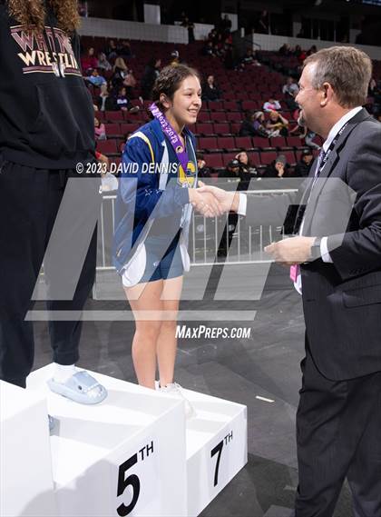 Thumbnail 3 in CIF State Wrestling Girls Championships (Podium Awards) photogallery.