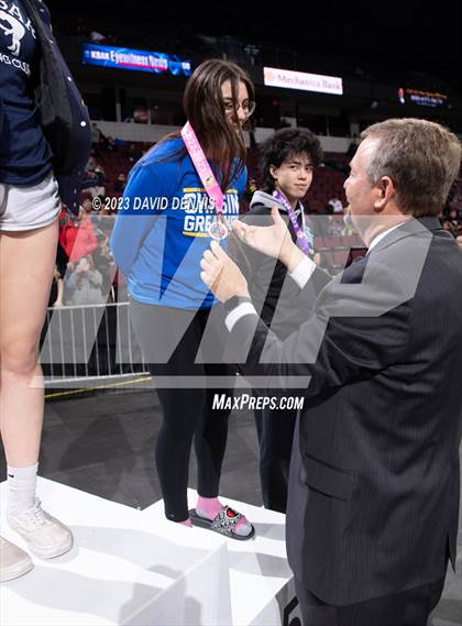 Thumbnail 2 in CIF State Wrestling Girls Championships (Podium Awards) photogallery.