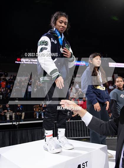 Thumbnail 3 in CIF State Wrestling Girls Championships (Podium Awards) photogallery.