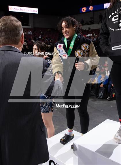 Thumbnail 2 in CIF State Wrestling Girls Championships (Podium Awards) photogallery.