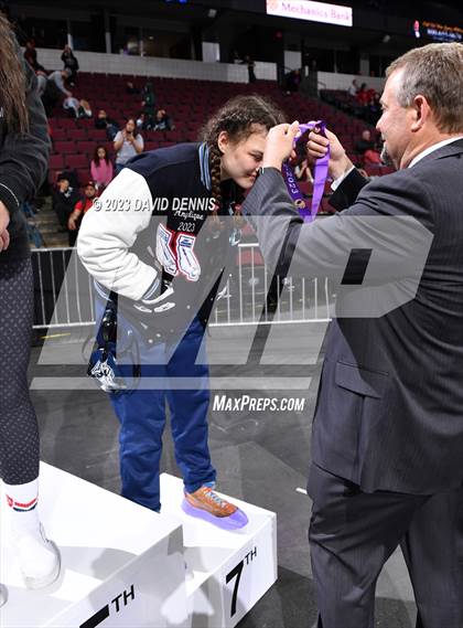 Thumbnail 2 in CIF State Wrestling Girls Championships (Podium Awards) photogallery.