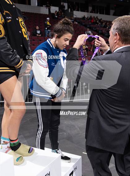 Thumbnail 1 in CIF State Wrestling Girls Championships (Podium Awards) photogallery.