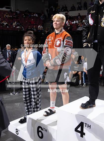 Thumbnail 3 in CIF State Wrestling Girls Championships (Podium Awards) photogallery.