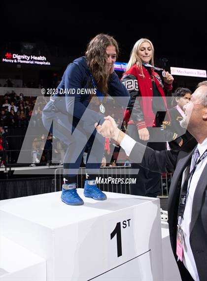 Thumbnail 2 in CIF State Wrestling Girls Championships (Podium Awards) photogallery.