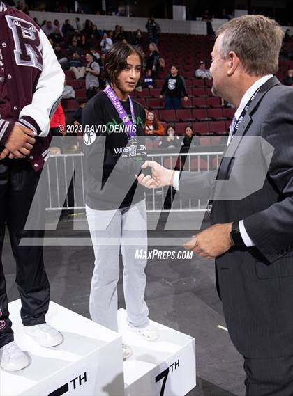 Thumbnail 1 in CIF State Wrestling Girls Championships (Podium Awards) photogallery.