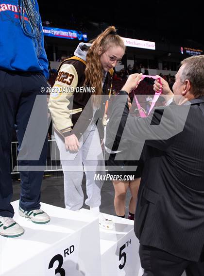 Thumbnail 1 in CIF State Wrestling Girls Championships (Podium Awards) photogallery.
