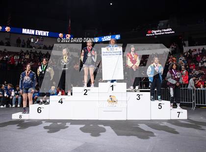Thumbnail 3 in CIF State Wrestling Girls Championships (Podium Awards) photogallery.