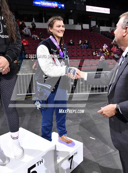 Thumbnail 3 in CIF State Wrestling Girls Championships (Podium Awards) photogallery.