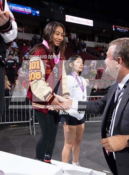 Thumbnail 3 in CIF State Wrestling Girls Championships (Podium Awards) photogallery.