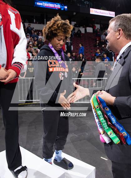 Thumbnail 3 in CIF State Wrestling Girls Championships (Podium Awards) photogallery.