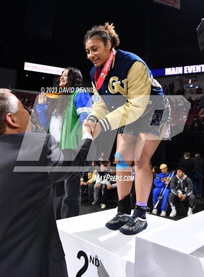 Thumbnail 3 in CIF State Wrestling Girls Championships (Podium Awards) photogallery.