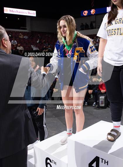 Thumbnail 3 in CIF State Wrestling Girls Championships (Podium Awards) photogallery.