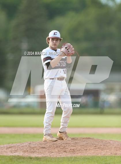 Thumbnail 2 in Bishop Grimes vs Clinton (NYSPHSAA Section 3 Round 1) photogallery.