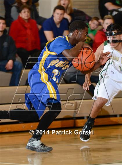 Thumbnail 2 in Douglass Academy vs. St. Patrick (Saint Patrick Tournament) photogallery.
